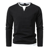 Alwin | Tricou cu mânecă lungă premium din bumbac pieptănat