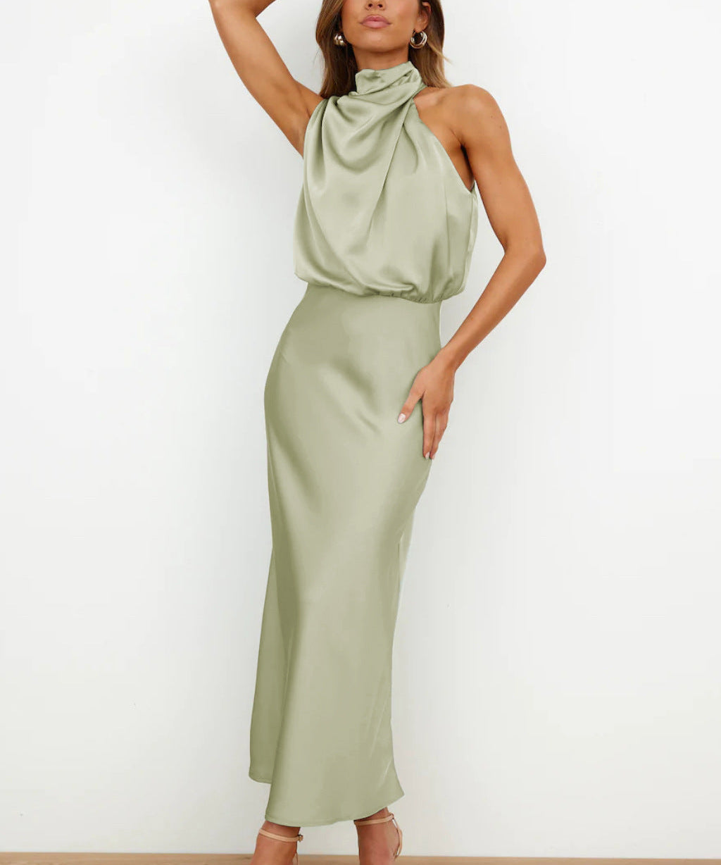 Emanuela – Rochie Lungă Elegantă cu Croială Clasică