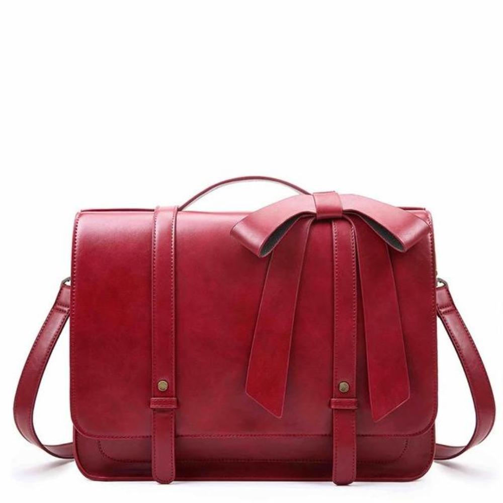Corina — Sac Retro Twist în Bleu-Rose
