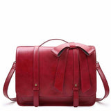 Corina — Sac Retro Twist în Bleu-Rose