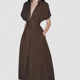 Flavia – Rochie Midi Lejeră din Bumbac