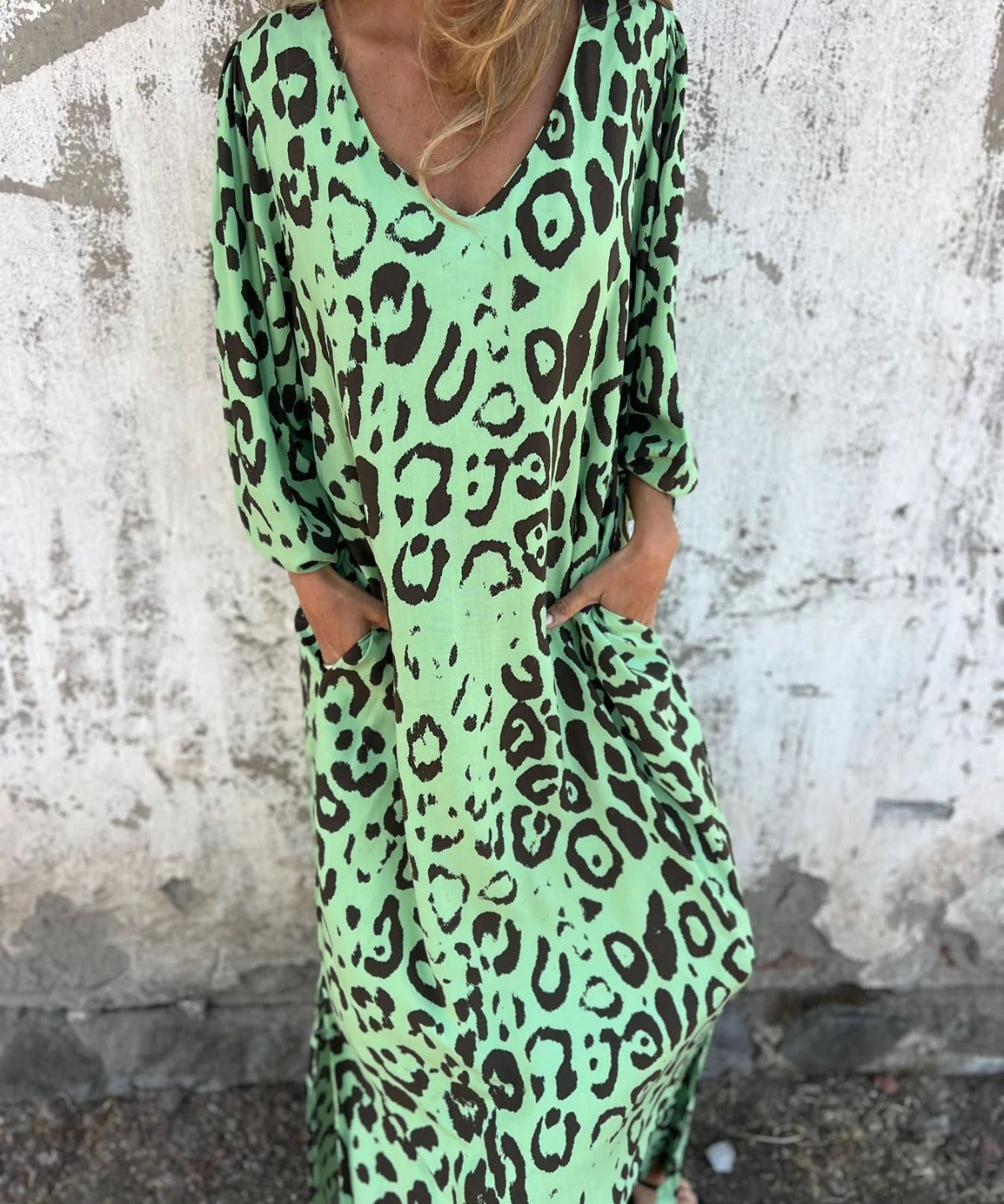 Flavia – Rochie lungă imprimată