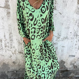 Flavia – Rochie lungă imprimată