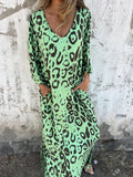 Flavia – Rochie lungă imprimată