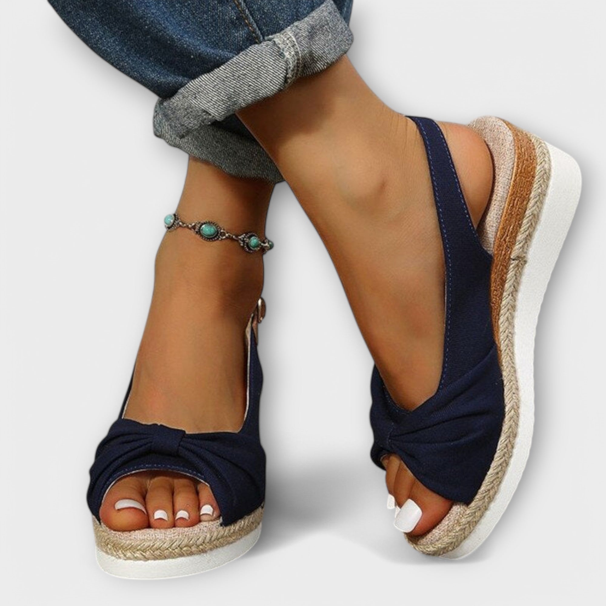 Delia – Espadrile cu pană