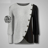 Kaia | Cămașă Elegantă Tricotată cu Mâneci Lungi