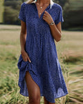 Iulia – Rochie Vaporoasă cu Buline