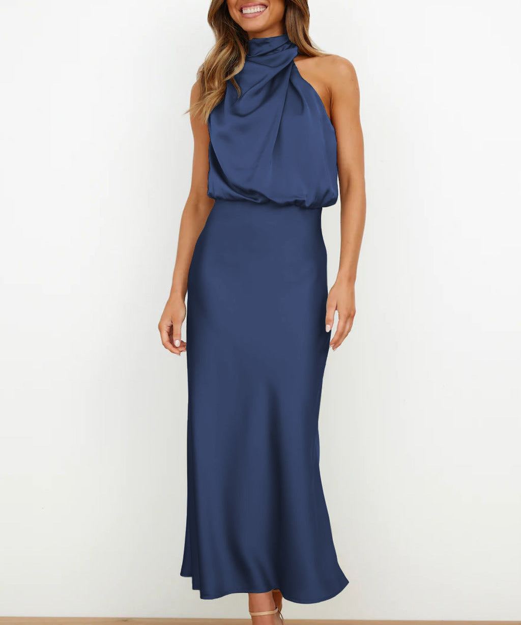 Emanuela – Rochie Lungă Elegantă cu Croială Clasică