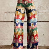 Iolanda – Pantaloni Wide-Leg Boho-Chic