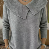 Lucia | Pulover Cald cu Guler Moale