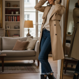 Valorine | Botine elegante din piele ecologică cu toc confortabil