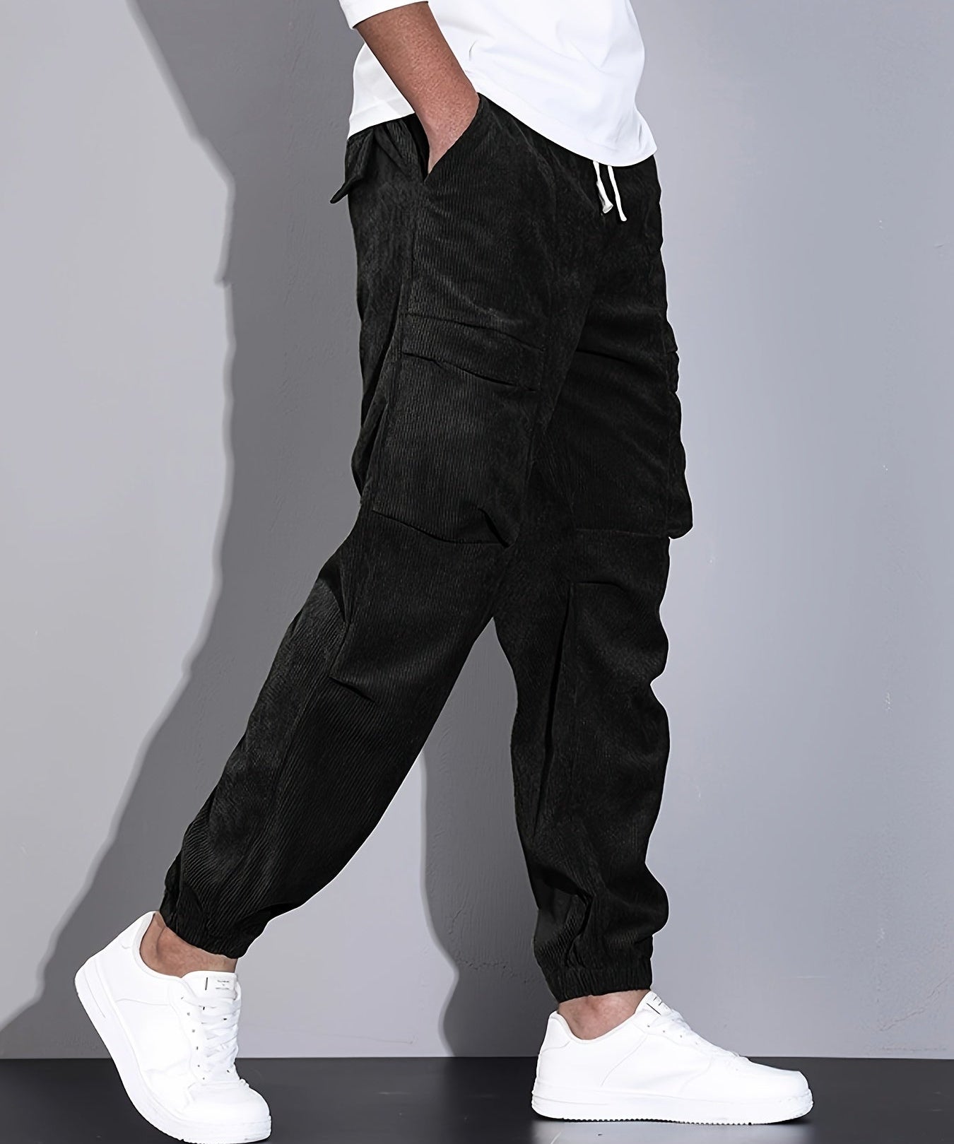 Roy | Pantalon Cargo Din Corduroy