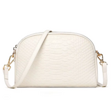 Cora — Mini Geantă Crossbody cu Textură Exotică