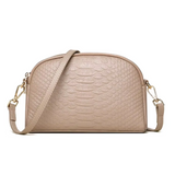 Cora — Mini Geantă Crossbody cu Textură Exotică