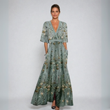 Sofia – Rochie de Damă Elegantă cu Decolteu în V