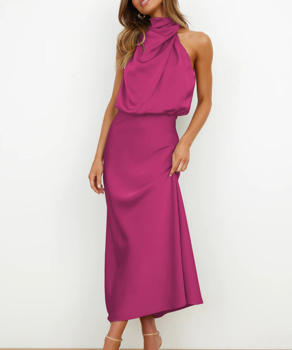 Emanuela – Rochie Lungă Elegantă cu Croială Clasică