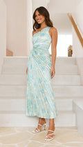 Sabina Maxi Decupaje – Rochie Maxi cu Decupaje Asimetrice