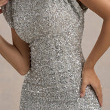 Florentina – Rochie Mini cu Glitter și Strălucire