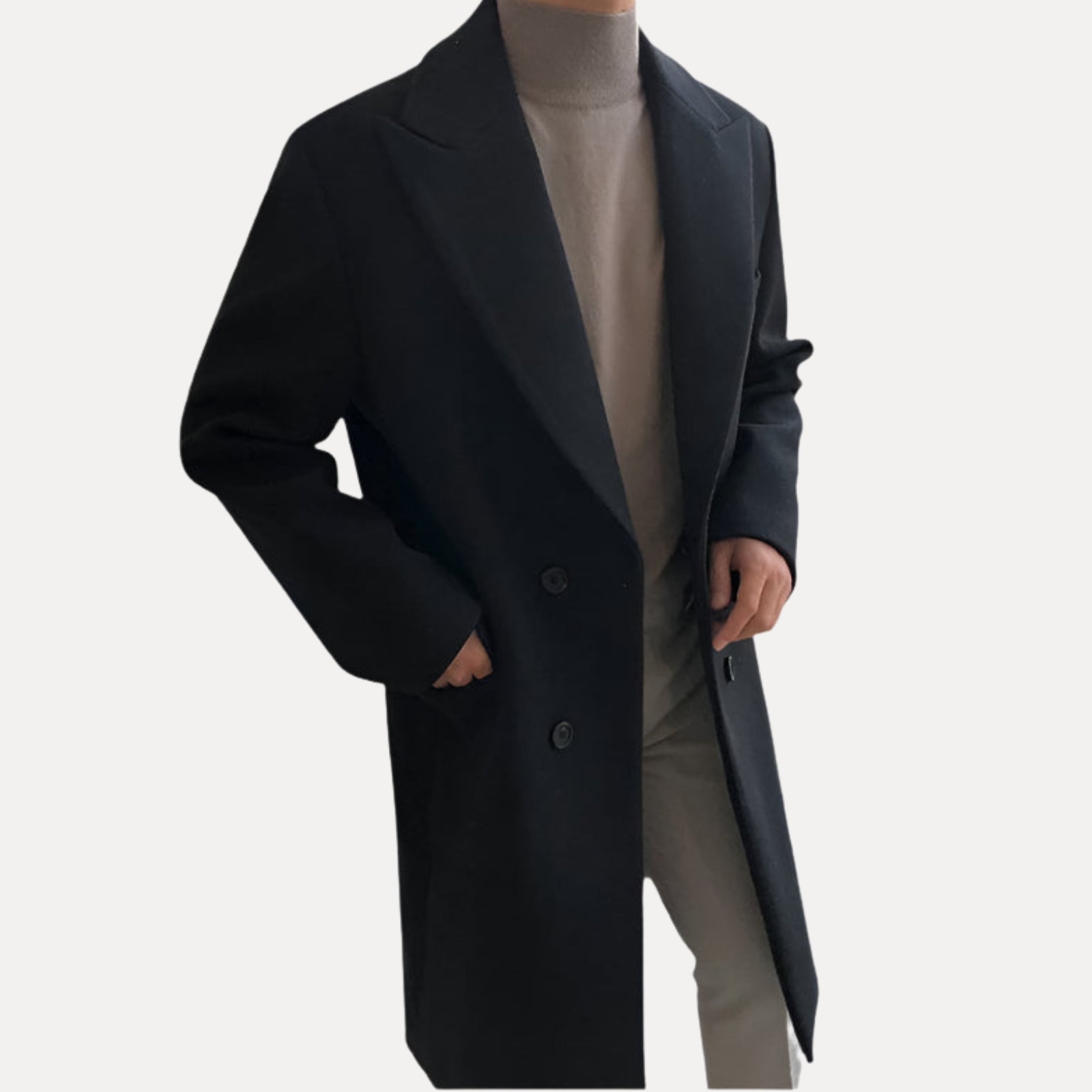 Stephen| Palton dublat elegant pentru bărbați