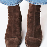 Victoria – Botine Cu Toc Pătrat
