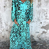 Flavia – Rochie lungă imprimată