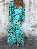 Flavia – Rochie lungă imprimată