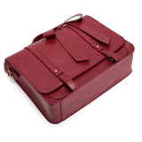 Corina — Sac Retro Twist în Bleu-Rose