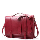 Corina — Sac Retro Twist în Bleu-Rose