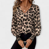 Sofia – Bluză cu Imprimeu Leopard