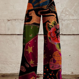 Emanuela – Pantaloni Wide-Leg Boho-Chic