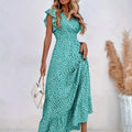 Mihaela – Rochie Florală cu Fante