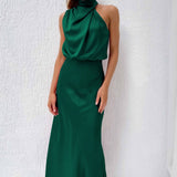 Emanuela – Rochie Lungă Elegantă cu Croială Clasică