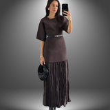 Reina – Rochie Damă Elegantă Handmade cu Design Unic