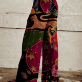Emanuela – Pantaloni Wide-Leg Boho-Chic