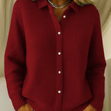 Elena | Cardigan Clasic din Tricot Moale