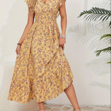 Mihaela – Rochie Florală cu Fante