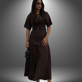 Reina – Rochie Damă Elegantă Handmade cu Design Unic