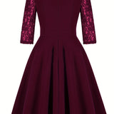 Simona – Rochie cu Detalii Delicate de Dantelă