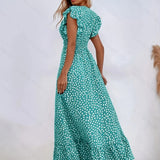 Mihaela – Rochie Florală cu Fante
