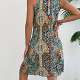 Zamfira – Rochie Florală Plisată