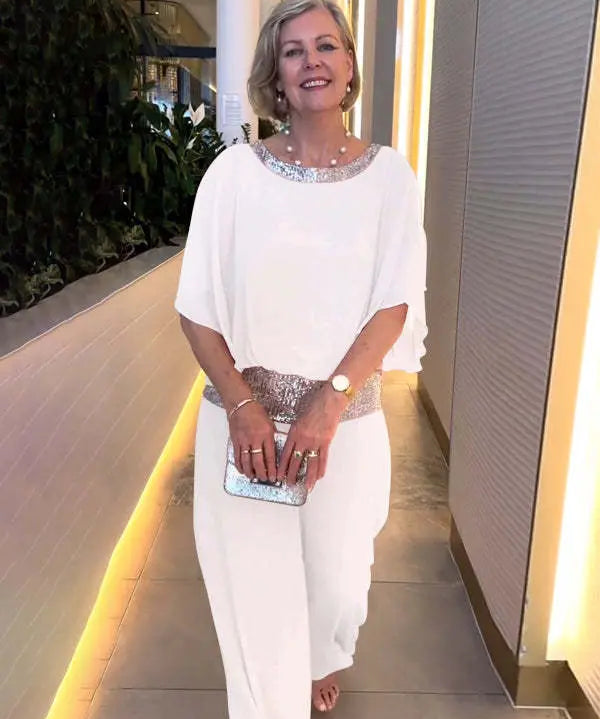 Liana – Set Elegant Format din Top și Fustă