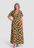 Felicia – Maxi šaty s leopardím vzorem