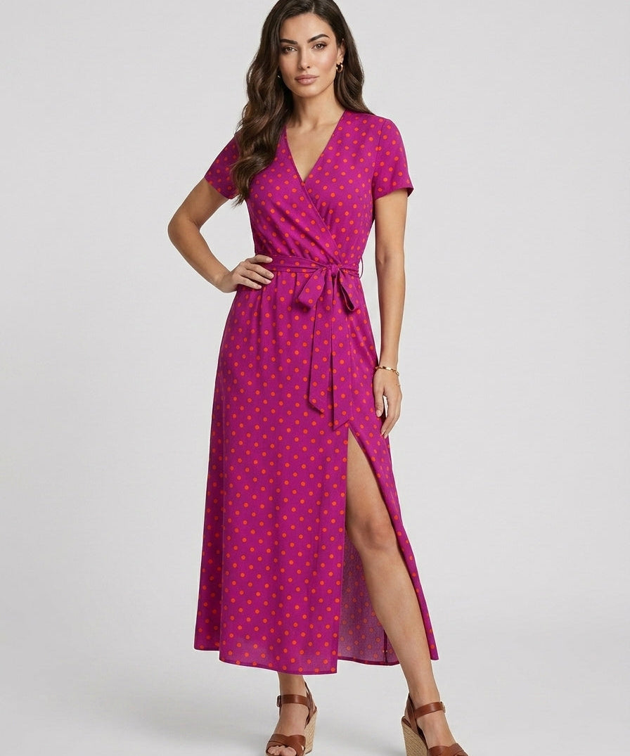 Andreea – Rochie Fluidă cu Imprimeu