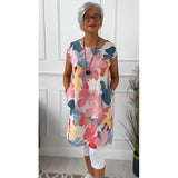 Mailin – Tunică-Rochie de Damă Lejeră cu Imprimeu Floral