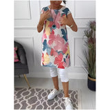 Mailin – Tunică-Rochie de Damă Lejeră cu Imprimeu Floral