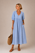 Oana – Rochie Midi cu Volane