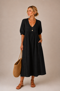 Oana – Rochie Midi cu Volane
