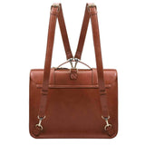 Corina — Sac Retro Twist în Bleu-Rose