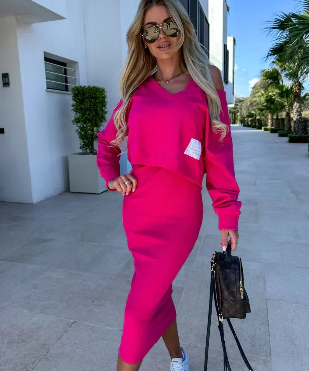 Carmen – Set Rochie și Hanorac