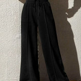 Pantaloni de trening largi, casual și eleganți pentru plimbări prin oraș